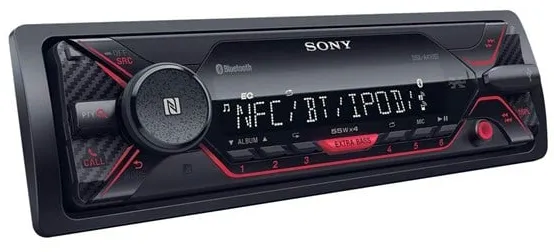 Sony DSX-A410BT - Bil - digital mottagare - instrumentpanel-enhet - Single-DIN - Bilradio