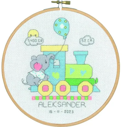 Permin broderikit Alexander Ø18cm