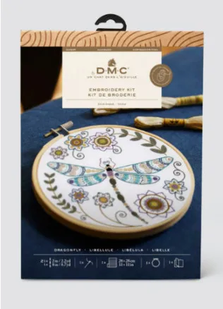 Broderikit Designer Collection Trollslända