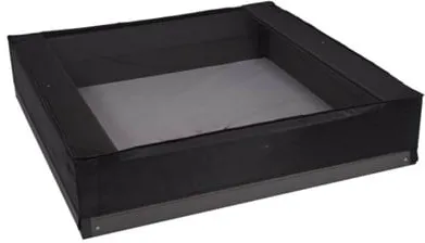 Nordic Play Sandlåde-nät, 120 x 120 x 20 cm, svart