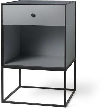 Audo Frame 49 Sidobord med 1 mörkgrå låda