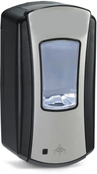 Utgående modell: Pristine tvåldispenser med sensor, LTX, svart/krom, 1200 ml