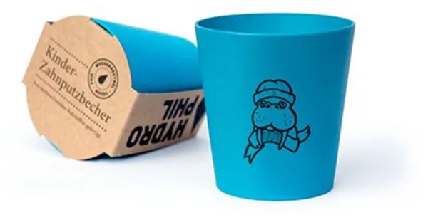 Organic Beauty Tandborstmugg Blå Hydrophil (1 stycke)