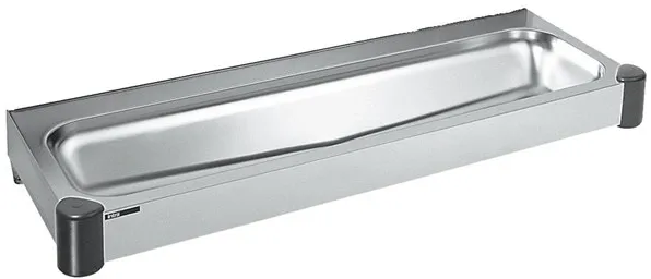 Juvel Intra Juvel P12 diskbänk utan bakvägg, avlopp i mitten, rostfritt stål